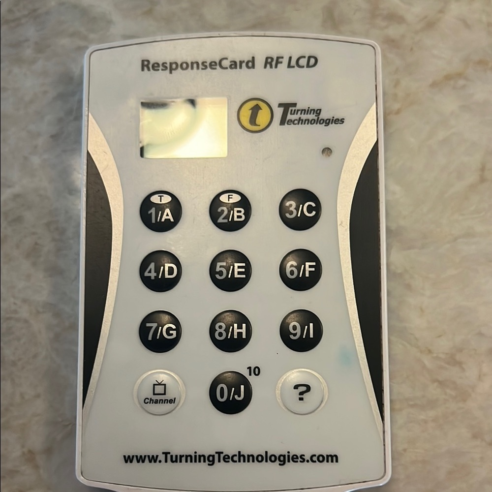ResponseCard RF LCD - Black and White